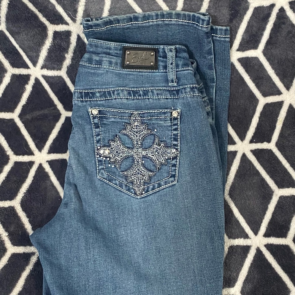 Ladies Earl Jeans Size 6p Slim Boot 
Super Cute - Picture 6 of 7
